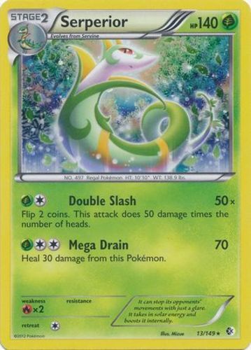 Serperior - 13/149 - Cosmos Holo LP, English Pokemon Pokemon Promos