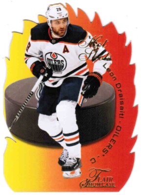 22/23 2022 SKYBOX METAL UNIVERSE LEON DRAISAITL 11 OF 20 HS HOT SHOTS EDMONTON