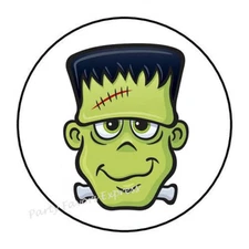 FRANKENSTEIN HALLOWEEN ENVELOPE SEALS LABELS STICKERS PARTY FAVORS