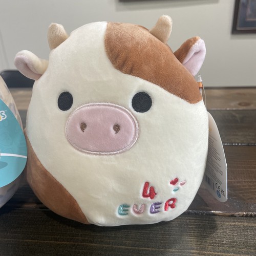 Squishmallows Ronnie The Cow & Rosie The Pig 8 inch Stuffed Plush Toy - RARE NWT - Picture 3 of 12