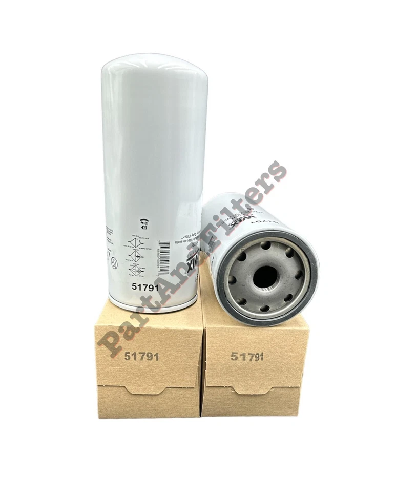 Filtro de aceite de motor Wix 51791 reemplazo 1R0739, Mack 485GB3191 (paquete de 2) Foto 2 de 2