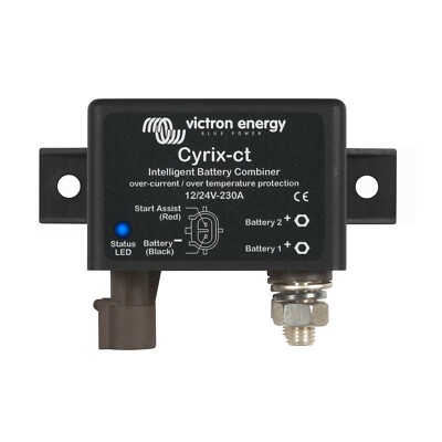 Victron Cyrix-ct 230A Intelligenter Batteriekombinator für Fahrzeuge/Wohnmobile/Boote