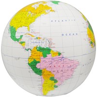 Sixteen Inch Inflatable Political Globe With Accurate Map Of Country Borders ... on sale Sixteen Inch Inflatable Political Globe With Accurate Map Of Country Borders ... on sale