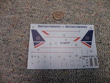 Airfix 1/144 decals Boeing 737-200 British Airways M99