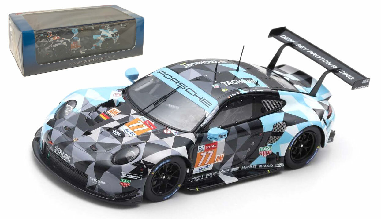 Spark S7943 Porsche 911 RSR #77 'Dempsey-Proton' Le Mans 2019 - 1/43 Scale