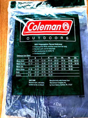 Coleman 21D Polypropylene Thermal Underwear Pants - XXL - Navy