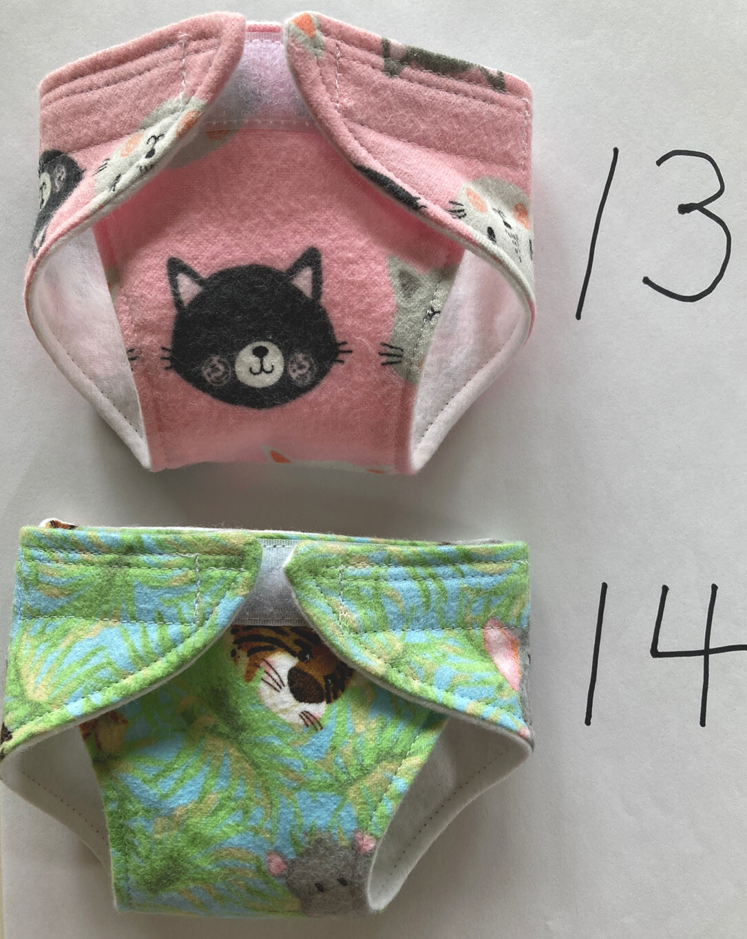 Handmade Doll Diapers For 15" Doll such as B. Baby - choose your own design