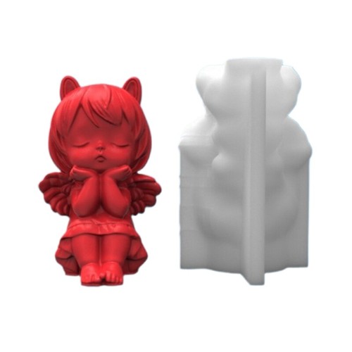 Angel Molds,Girl Silicone Mold for Making Ornaments Molds