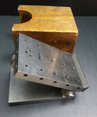 Precision 4''x 6¼'' Sine Plate Machinist Fixture Milling Grinding Tilting Mill
