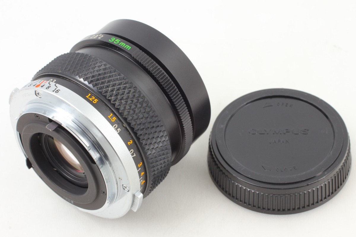 【美品】オリンパス ZUIKO MC AUTO-W f=35mm 1:2 EXC+5] Olympus OM System Zuiko MC Auto-W 35mm f/2 Wide Angle