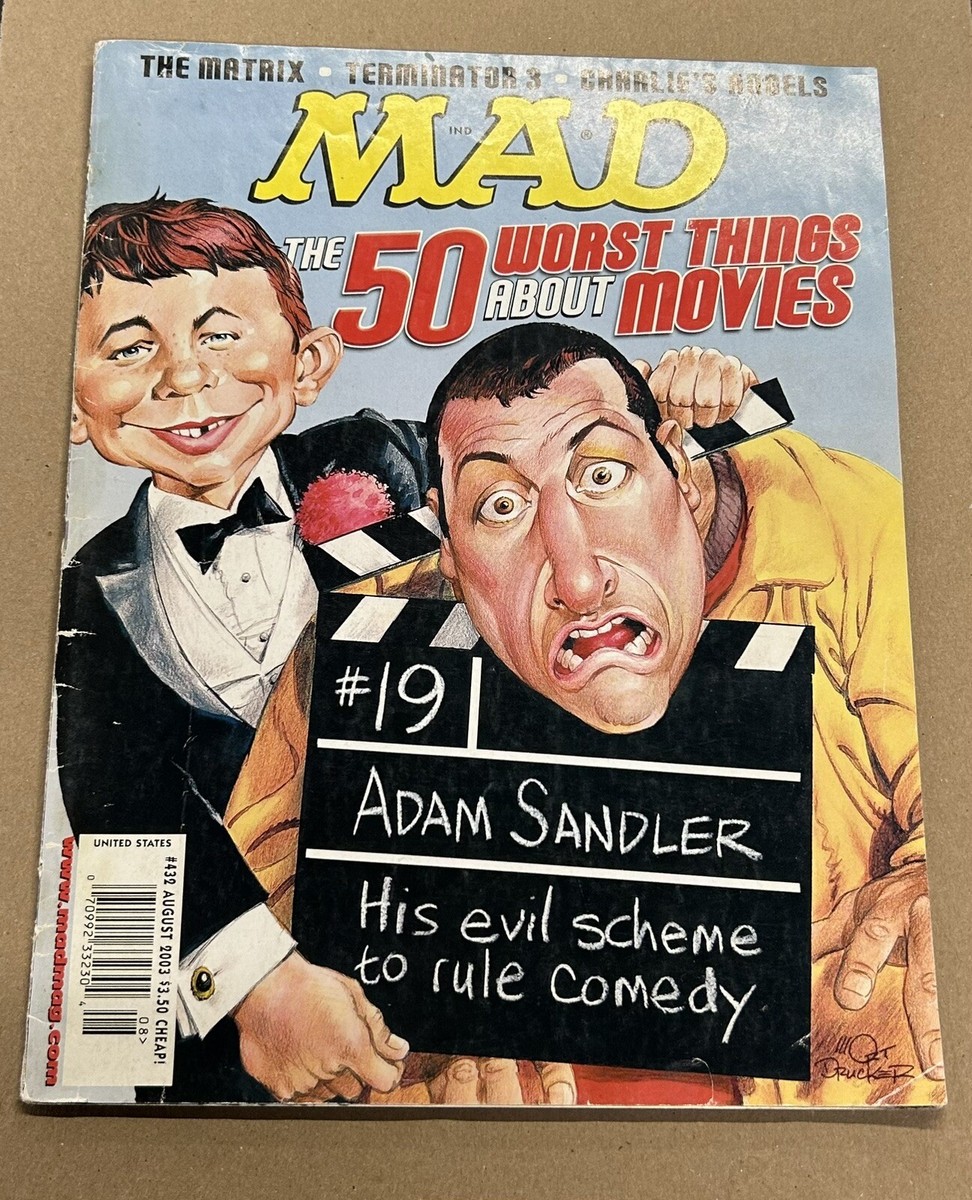 MAD Magazine #432 - Aug 2003 - Adam Sandler Cover - EC