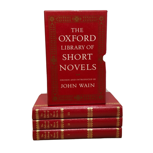 The Oxford Library of Short Novels by John Wain 1/4 Leatherbound Hardcover Set - Picture 2 of 4