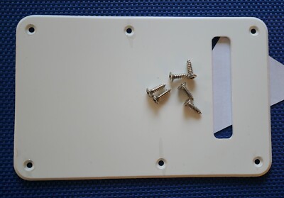 . Fender Squier Affinity Series Stratocaster TREMOLO Back COVER White Single Ply