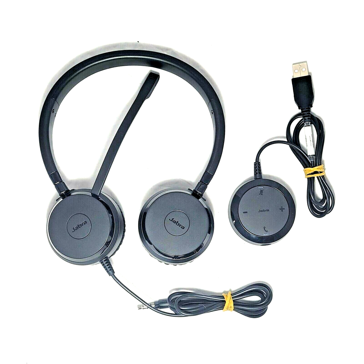 Jabra Evolve Duo HSC060 ENC060 Wired Noise Cancelling Headphones