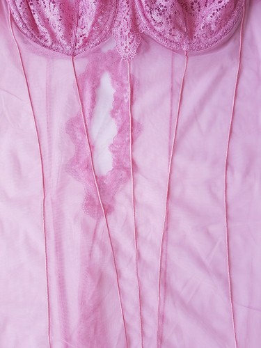 LA PERLA DUSTY PINK SLIP/BABYDOL en TUL/LACE - SIZE UK 12-14/MED B Cup - BNWT - Imagen 4 de 9