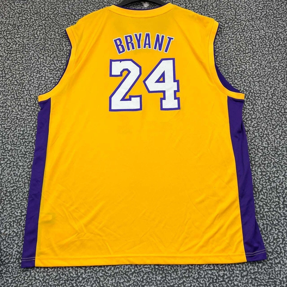 Camiseta deportiva de Los Angeles LA Lakers Bryant #24 para hombre XXL Adidas sin mangas nueva 2XL Foto 2 de 4