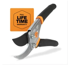 Bypass Pruning Shears, 5/8-Inch Cut Capacity Garden Clippers, Gardening Scissors