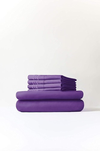 6 Piece Sheet Set, Hotel Luxury Soft & Wrinkle Free Bed Sheets by CGK Linens - Picture 34 of 44