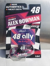 Alex Bowman 48 NASCAR Authentics 2022 Wave 10 Diecast 1:64 Next Gen Ally