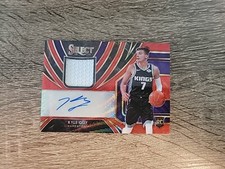 2019-20 Panini Select Jersey Red Wave Prizm Kyle Guy #RJA-KGY Rookie Auto RC RPA