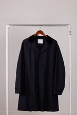 Sacai Womens Ss18 'oversized Cotton Trench' Coat Navy (2018)
