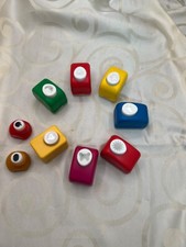 Lot of 9 assorted craft punches star, dolphin, heart, half moon, sun, butterfly