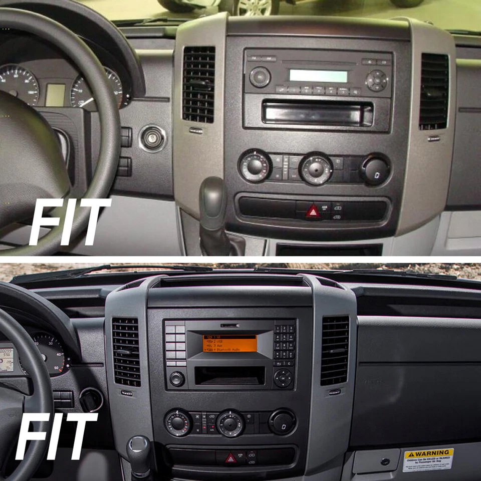 For Mercedes-Benz Sprinter 2011-2016 Apple Carplay Stereo Radio Android GPS WIFI - Imagem 2 de 4
