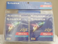 Fujifilm Zip Disk IBM Formatted 100 Mb Brand New Sealed 4 pack
