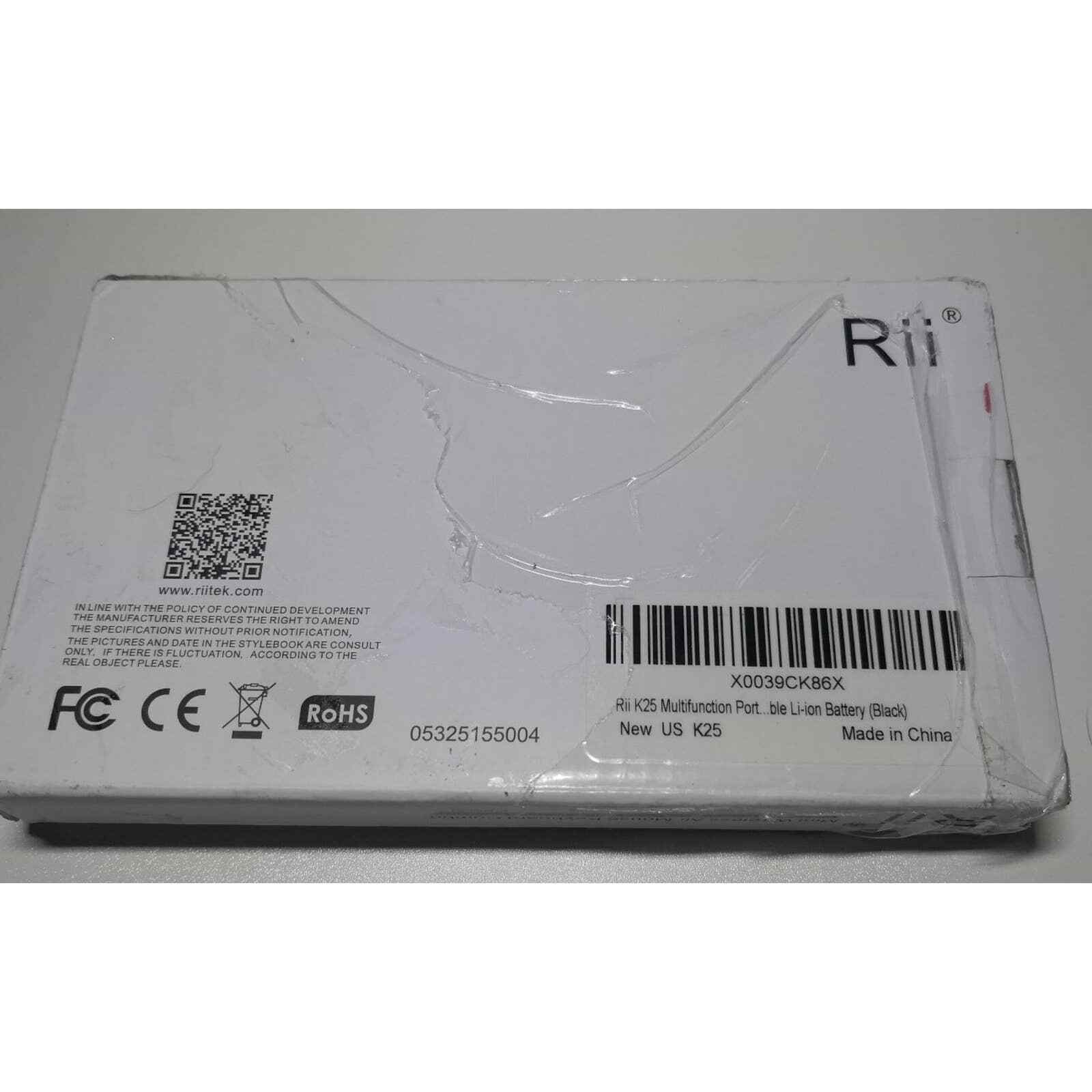 Rii Mini remote controller with full qwerty keyboard. Black. USB wireless.