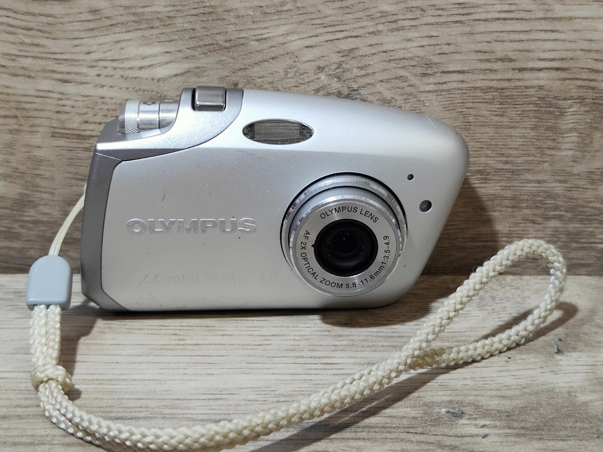 Olympus Mju Mini 4.0MP Compact Digital Camera Silver Tested | eBay