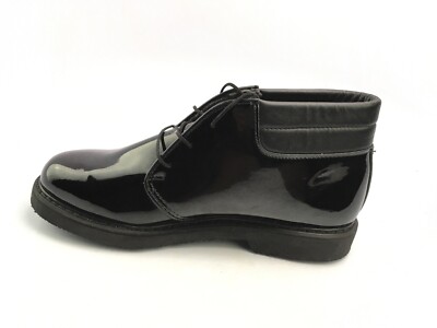 BATES Lites High Gloss Black Chukka Boots Men