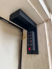 August Smart Lock Keypad Cover (Weather Resistant Protective & Reinforced Hinge)