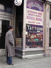 Tattoo Shop 1930s 11 x14" Photo Print