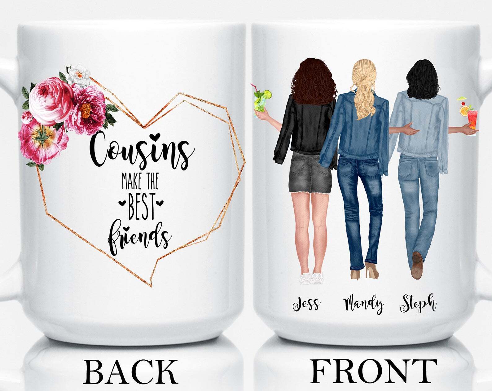 Best Cousin Mug Gift For Cousins Best Friend Mug Personalized Cup Mug For Family
