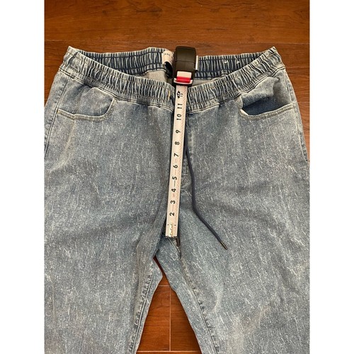 Lane Bryant Jeans Women’s 18 Blue Denim Stretch Drawstring Waistband Relaxed - Picture 9 of 10