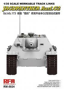 Rye Field Model RM-5024 - 1:35 Workable Track Links for Jagdpanther - Neu
