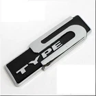 CAR TYPE S SIDE FENDER TRUNK BADGE EMBLEM BLACK chrome
