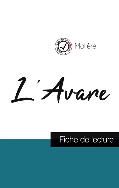 MolièRe | L'avare De MolièRe (Fiche De Lecture Et Analyse ComplèTe De L'oeuvre)-image