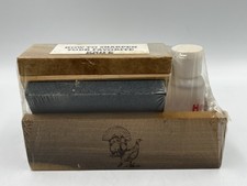 Arkansas Tri-Hone Sharpening Stone System Set 3 Grit Knife Sharpening Kit Oil