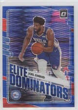 2020-21 Panini Donruss Optic Elite Dominators Blue Pulsar Prizm Joel Embiid 0qr0