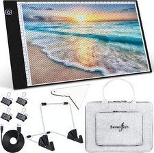 SevenFish Diamond Painting A4 LED Light Pad, Ultra-Thin Adjustable A4-style1
