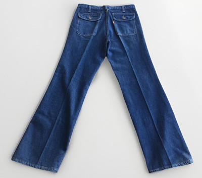 70s USA製 42 TALON Vintage Straight Pants Vintage Levis Selvedge Denim Jeans Talon 42 Zipper Sz 32