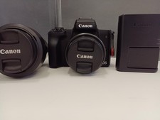 Canon EOS Kiss M Mirrorless Camera, 24.1MP, Compact, Digital Camera