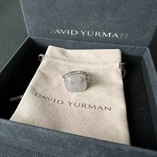 David Yurman 925 Sterling Silver Pavé Diamon...