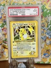 2000 Pokemon Gym Challenge 1st Edition #11 Lt. Surge's Pikachu PSA 9 MINT