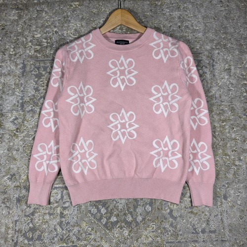 VTG St Andrews Pullover Sweater Crest Golf Sz Small Pink