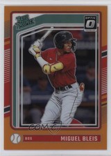 2024 Panini Donruss Optic Rated Prospects Orange Prizm 122/199 Miguel Bleis 0r6k