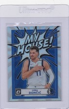 2020-21 Panini Donruss Optic Luka Doncic My House Silver Holo Prizm Mavericks