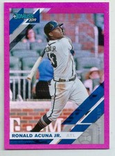 2019 Panini Donruss - Ronald Acuña Jr. #87 Holo Pink