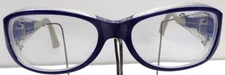 SafeVision SAFETY Glasses Blue Frame. SVZ87 126 STYLISH, Side Shield, CRUISER